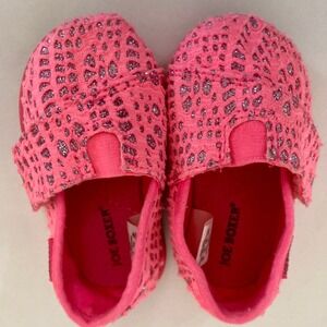 Joe Boxer Infant Girls Pink Sparkly Shoes Size 3